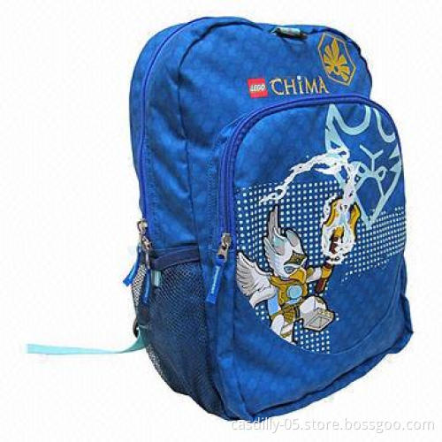 Schoolbag with Zippered Main Compartment